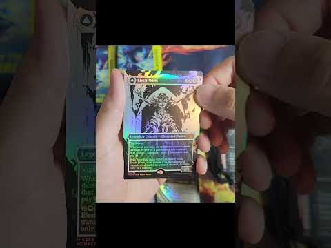 MARCH OF THE MACHINE 🔥FIRST SERIALIZED PULL!🔥 SHEOLDRED #magicthegathering #shorts #lucky #magictcg