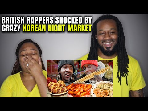 🇰🇷🇬🇧American Couple React "British Rappers SHOCKED By Crazy Korean Night Market" |TheDemouchetsREACT