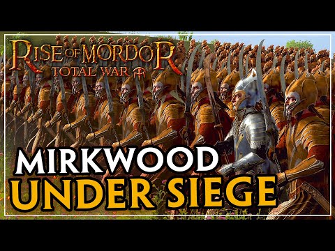 A Massive Host Of Orcs Invade The Woodland Realm - Total War Rise Of Mordor
