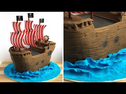 Fondant Sea Wave Cake Board (5mins)｜Irma's fondant cakes