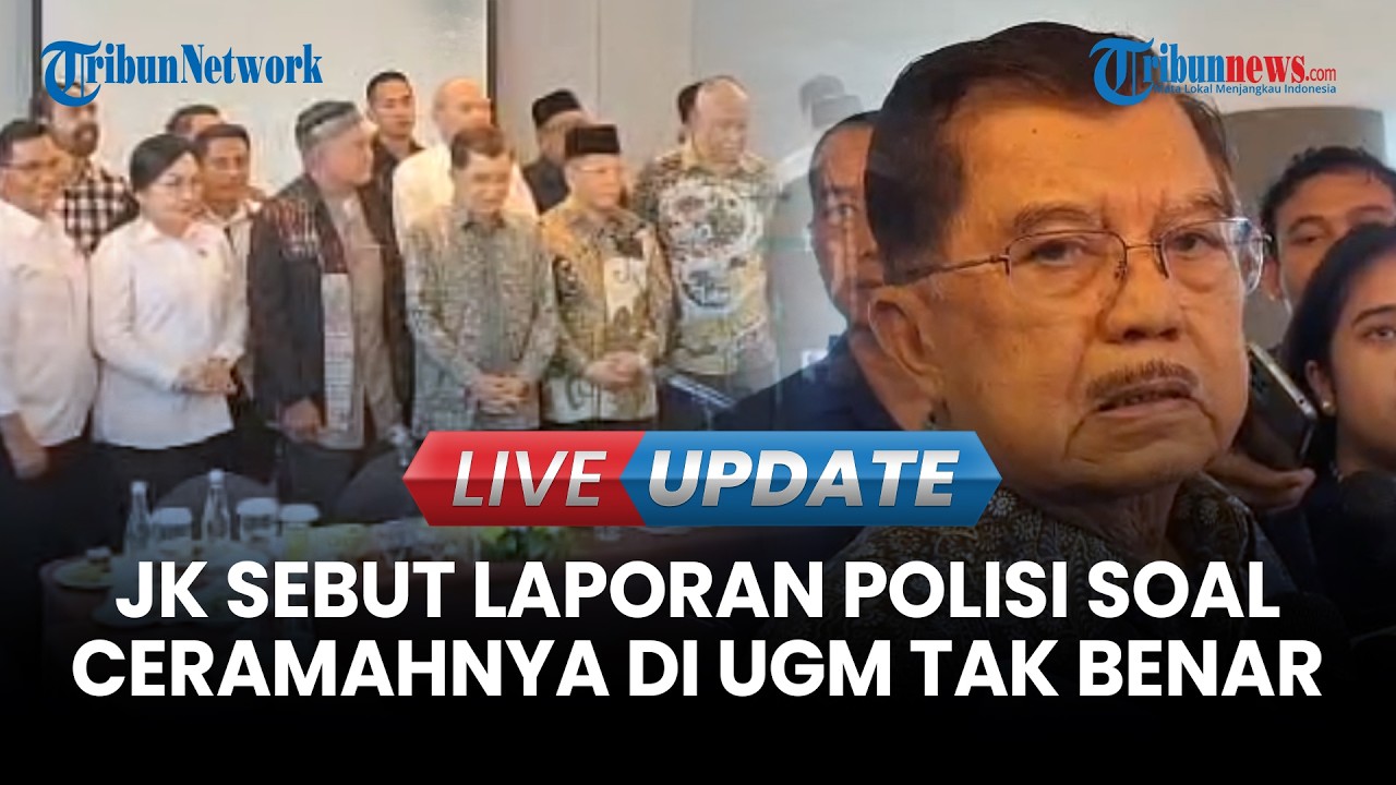 LIVE UPDATE | Kumpulkan Tokoh Perdamaian Poso & Ambon, JK Bantah Lakukan Penistaan Agama