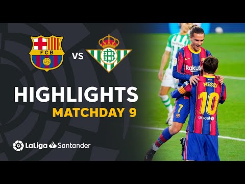 Highlights FC Barcelona vs Real Betis (5-2)
