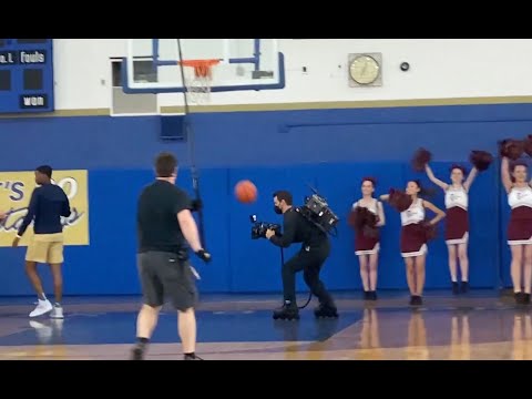 Behind the scenes with Swagger's rollerblade camera operator