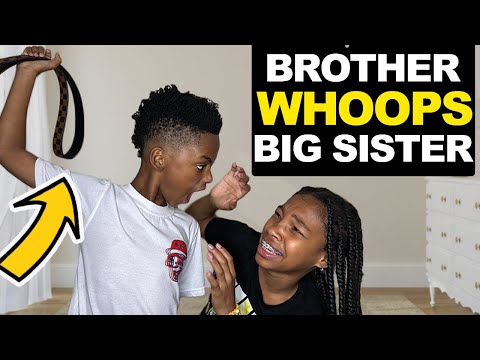 Mean Little Brother WHOOPS Big Sister, He Lives To Regret It