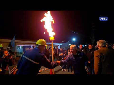 El gas natural llegó a Leandro N.  Alem y marcó un antes y un después para los vecinos