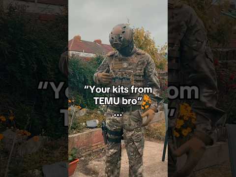 TEMU warriors stay winning! 😂 #airsoft #temuhaul #loadout #fpvdrone #tacticalgear
