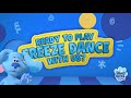 Blue S Clues Freeze Dance