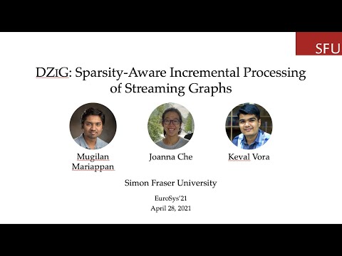[EuroSys'21] DZiG: Sparsity-Aware Incremental Processing of Streaming Graphs (Long)