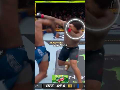 Worst Reaction in MMA 😂✅ #ufc
