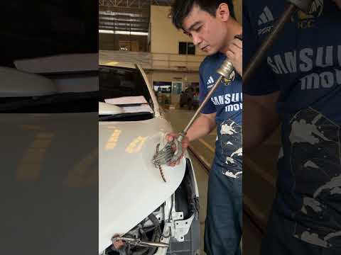 Toyota Corolla Cross Hood Dent Repair | No Replacement Needed #carrepair #ซ่อมรถ