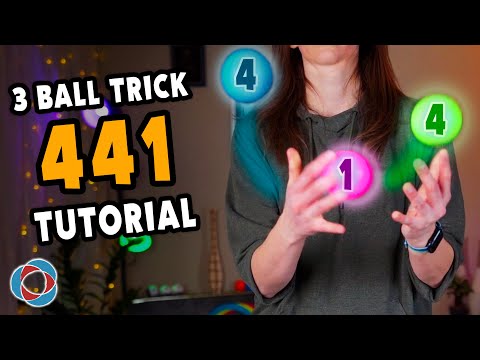 Learn to juggle 441 aka HALF BOX - Intermediate Juggling Tutorial