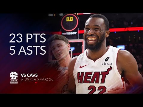 Andrew Wiggins 23 pts 5 asts vs Cavs 25/26 season