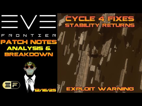 EVE Frontier - Patch Notes - Exploit found and warning given! Many Fixes for the bugs!
