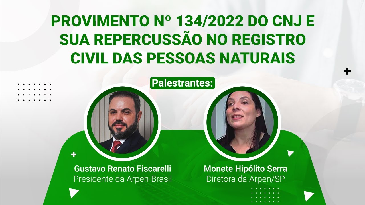 LIVE ARPEN BR | Provimento 134