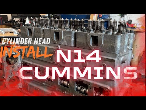 N14 Cummins Head Gasket/Cylinder Head Install For “The Whiskey Pete” Cabover Restoration