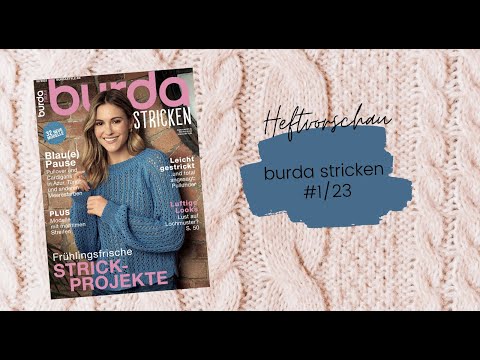 Einblick in die burda stricken #2/23