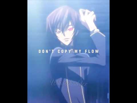 [THE GOAT COMMANDS YOU] 🐐🔥 |Don’t copy my flow|-SME- #anime #lelouch #codegeass #shorts