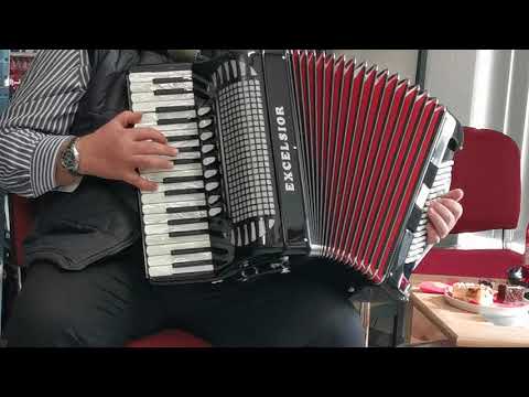 Klangprobe Akkordeon Excelsior Euro 72/4S 34/96 Neu