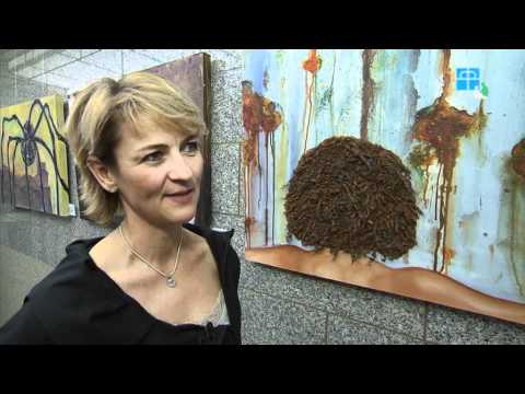 EVK-GE Kunstausstellung im Brustzentrum - Maltherapie bei Brustkrebs