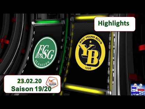 Highlights: FC St.Gallen vs BSC Young Boys (23.02.2020)