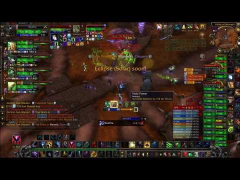 Adrenaline Vs Dark Shamans 25 Heroic - Moonkin PoV