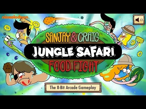 Sanjay And Craig: Jungle Safari Food Fight (Playthrough, Gameplay) Video