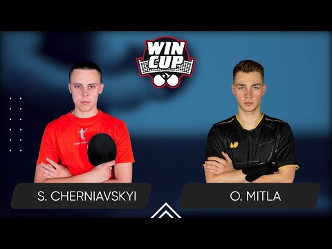00:00 Serhii Cherniavskyi - Oleksii Mitla West 5 WIN CUP 25.04.2024 | TABLE TENNIS WINCUP