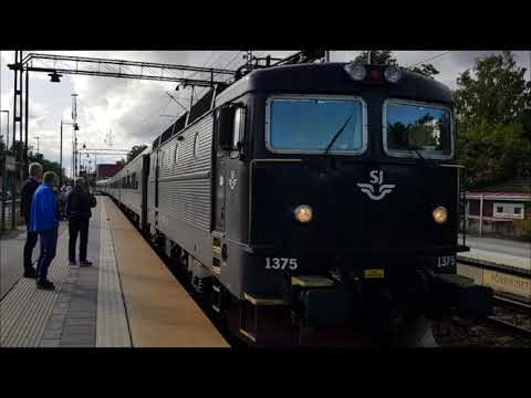 X-press train from Arboga arrives at Kungsör, Sweden.
