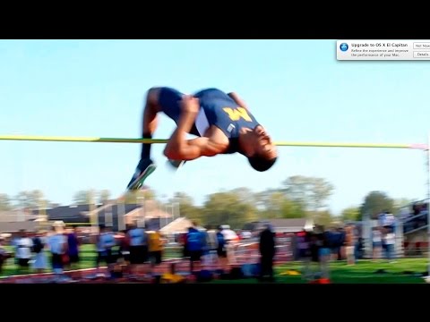 Granite City Track Invitational : watch Marion Darryl Sullivan clear 6 10 attempt 7 feet