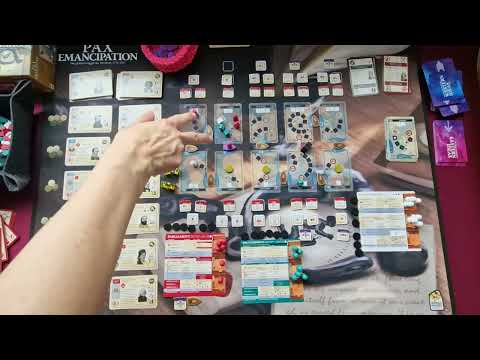 Pax Emancipation társasjáték félig végigjátszás - vrnk