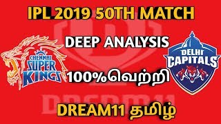 CSK VS DC Dream11 team | Chennai Super Kings Vs Delhi Capitals Dream 11 Match Prediction