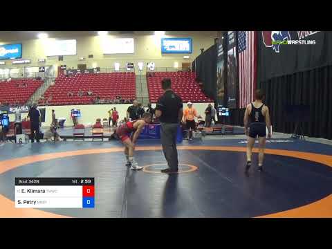 2018 Marine Corps US Open/Senior Men's Freestyle 57 7th Place - Edward Klimara (TMWC) Vs. Skyler P