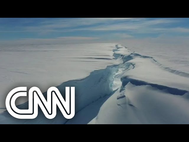 Iceberg de 1.550 km se desprende na Antártica | CNN PRIME TIME