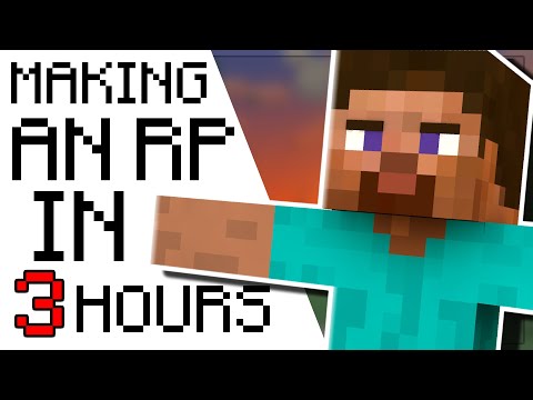 Making a Minecraft Roleplay in 3 Hours or Less!