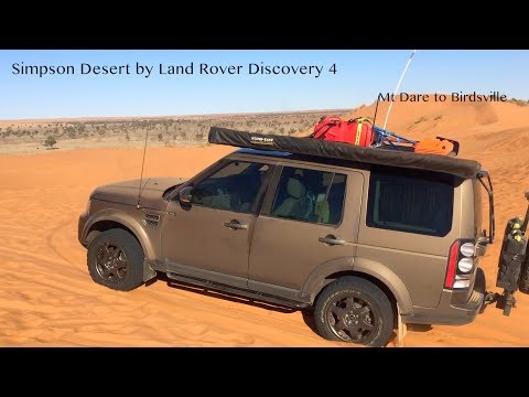 Simpson Desert Crossing by Land Rover Discovery 4 (LR4). Part 1 of 2