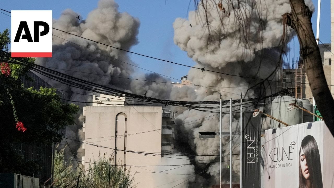 Intense morning of Israeli strikes in southern suburb of Beirut