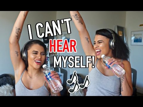SINGING WITH NOISE CANCELLING HEADPHONES! (SO EMBARRASSING)