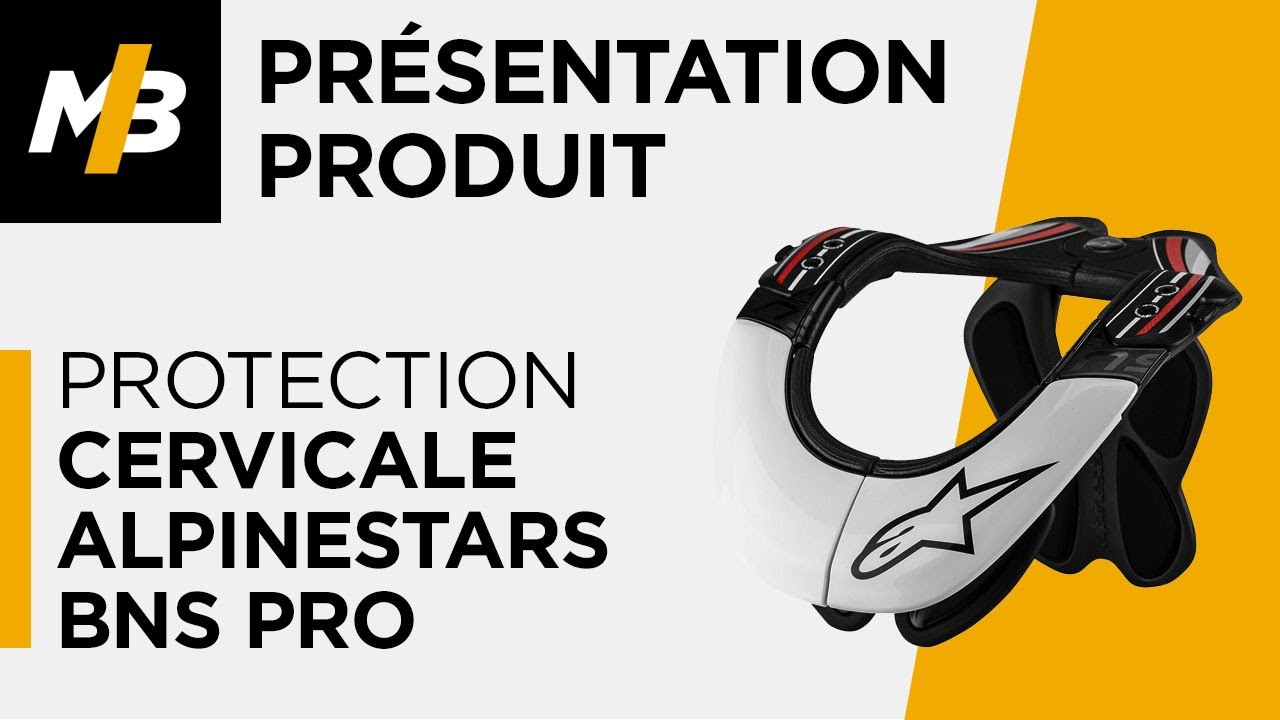 Protection cervicale Alpinestars BNS PRO, avis en vidéo par Motoblouz