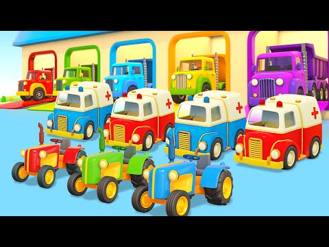 Car cartoons for kids. Helper cars cartoon full episodes. Ambulance cartoon for kids Street vehicles