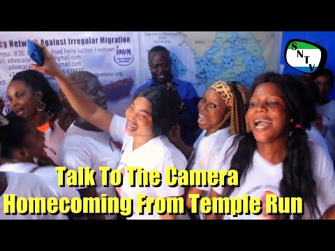 Talk To The Camera - Homecoming From Temple Run - Sierra Leone
