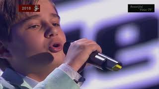 Vadim. &#39;Strangers in the Night&#39;. The Voice Kids Russia 2018.