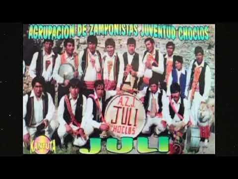 14 AGRUPACIÓN DE ZAMPOÑISTAS JUVENTUD CHOCLOS JULI (1997) - Bajada del arco