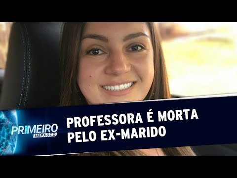 Professora é morta a tiros pelo ex-marido no Paraná | Primeiro Impacto (23/10/19)