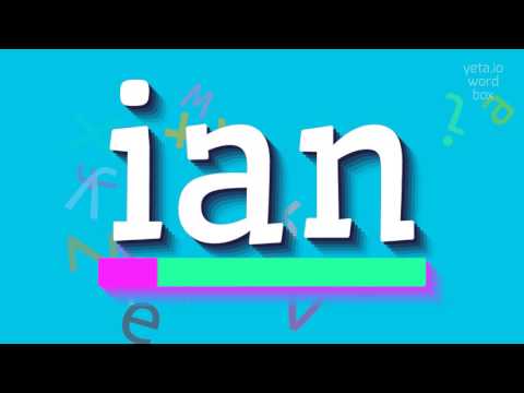 HOW TO SAY IAN? #ian