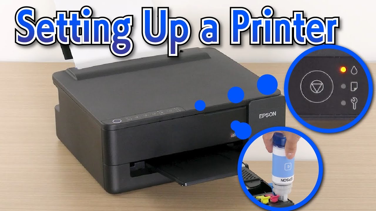 Hướng dẫn thay mực máy in phun màu Epson EcoTank L1350