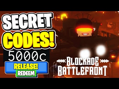 All CODES Blockade Battlefront Roblox FREE CREDITS