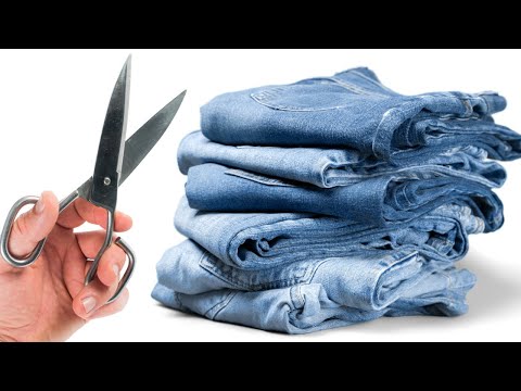 +50 Ideias de Artesanato com Calça Jeans, Decoração, papelão Transforme sua Casa!
