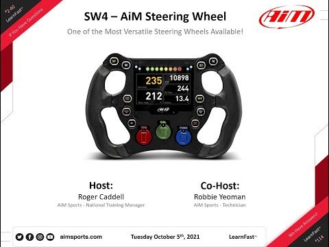 2-40 SW4 - AiM Steering Wheel - Live Webinar with Robbie Yeoman - 10/05/2021