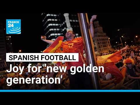 'Absolute joy spilling out' for Spain's 'new golden generation' of football