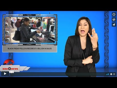Black Friday pulls in record $7.4 billion in sales (ASL - 12.1.19)